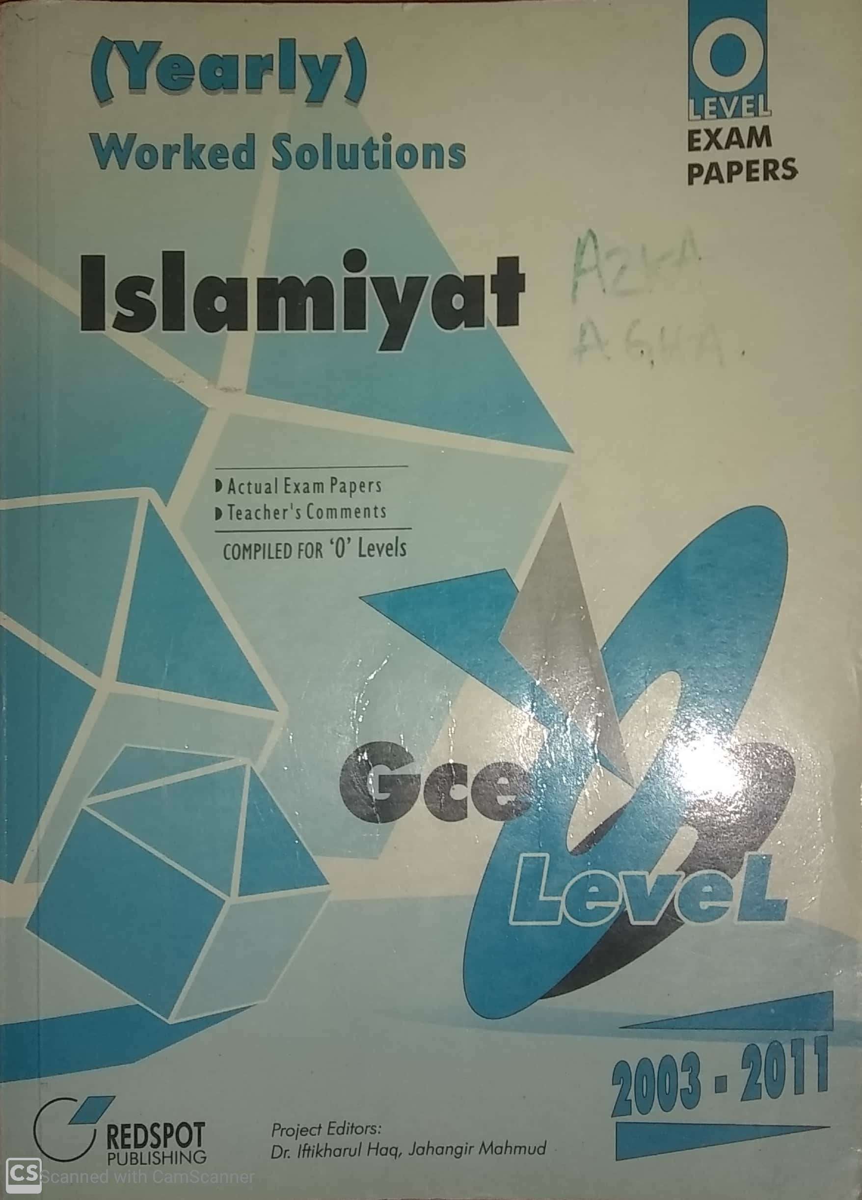 islamiyat o level past paper (2003-2011)